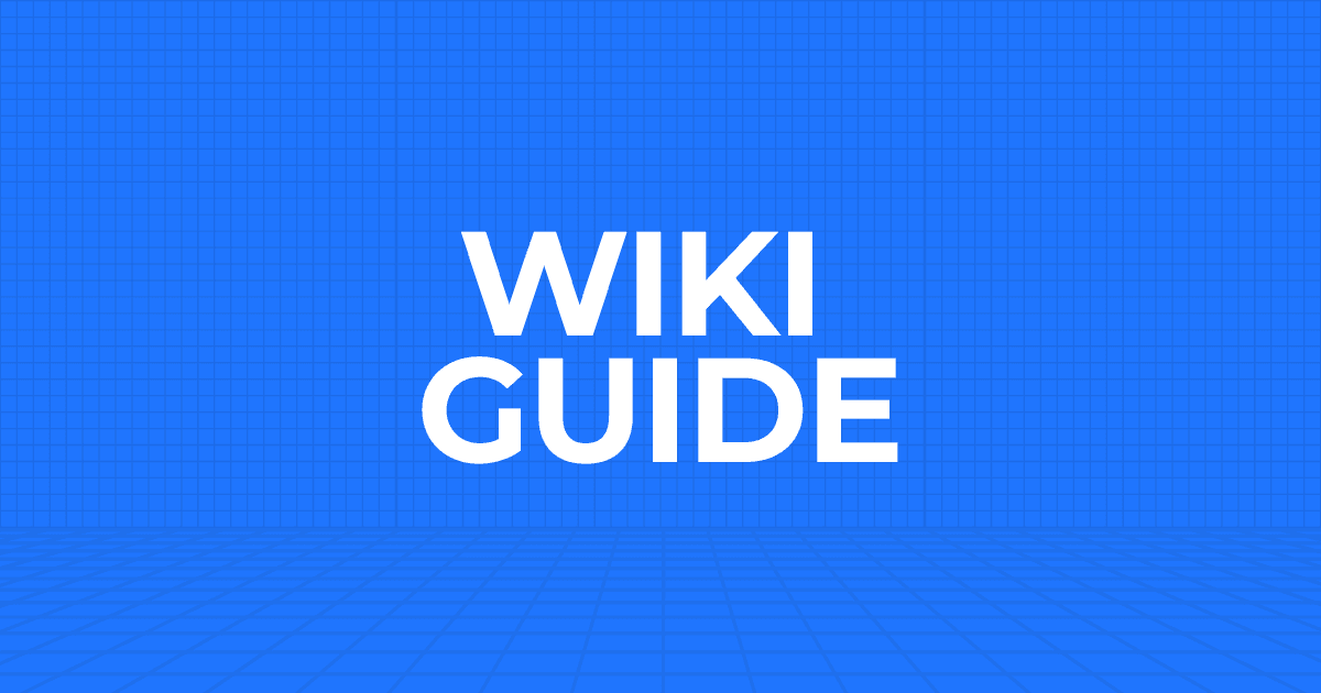 Wiki Guide category