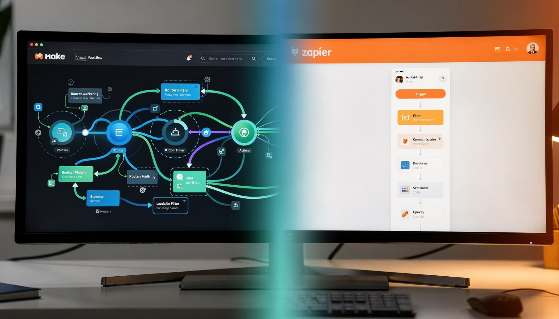 How Make vs Zapier Handles Complex Automation Tasks Differently